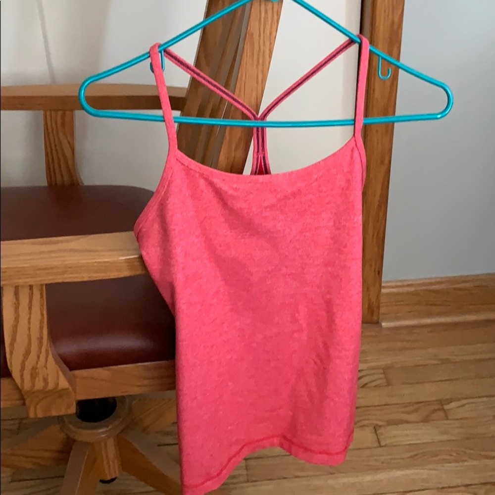 Light red Lululemon tank top
